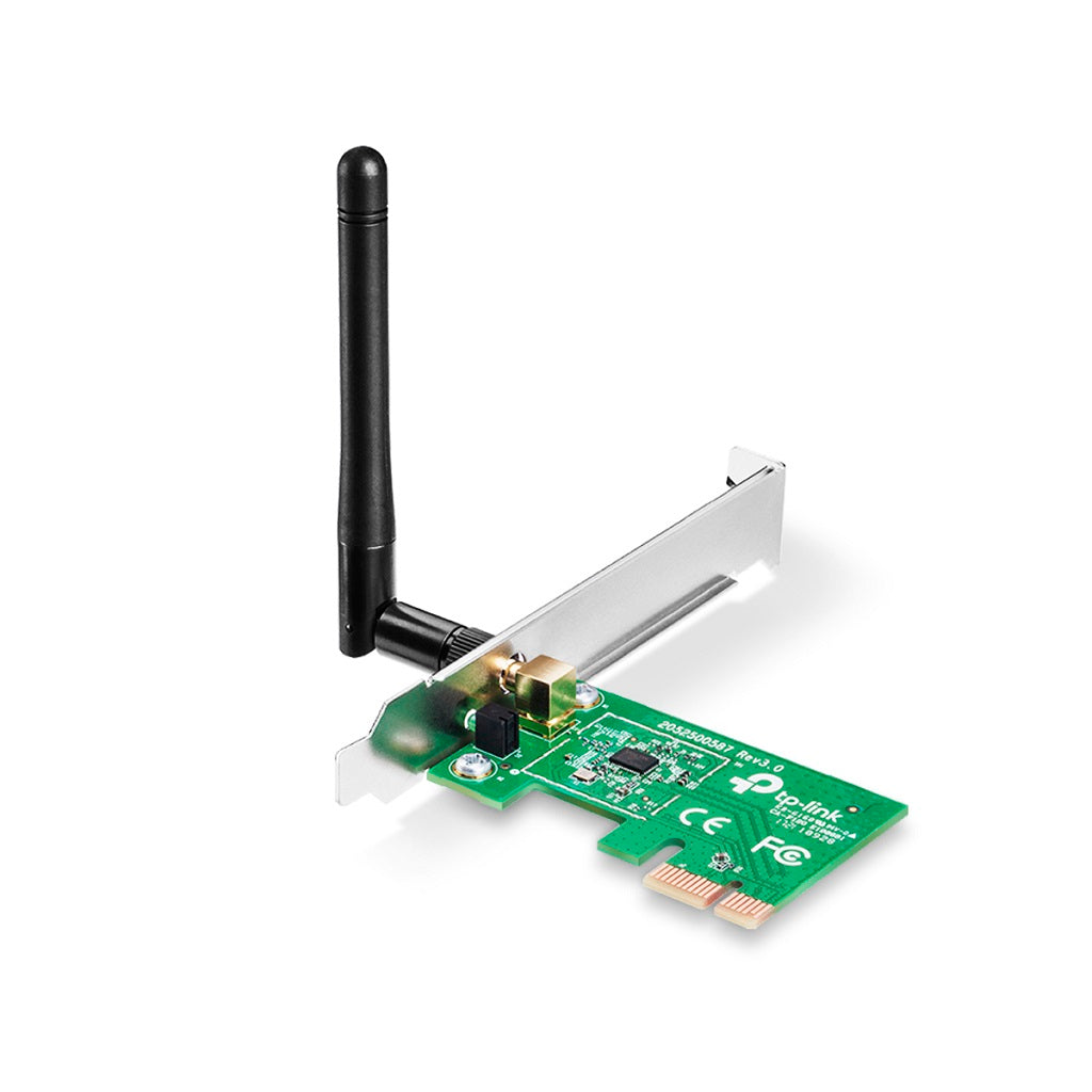 Tarjeta de Red PCI Express TP-LINK TL-WN781ND, Verde, 150 Mbit/s