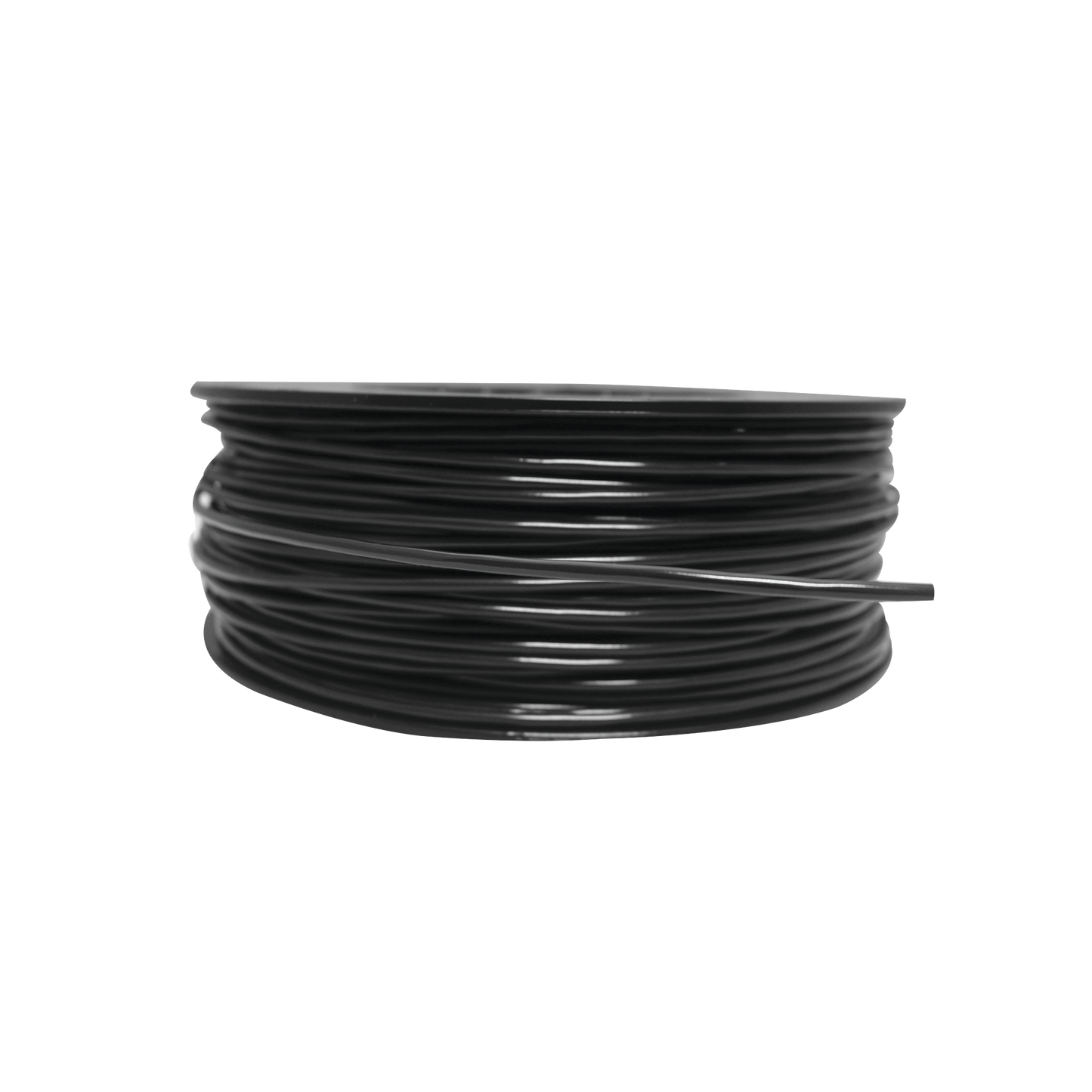 Bobina de 152 Metros de Cable Detector de Calor, Temperatura Fija 185° C, Recubrimiento de Nylon Negro para Aplicaciones en Exterior, con GuÃa Acerada