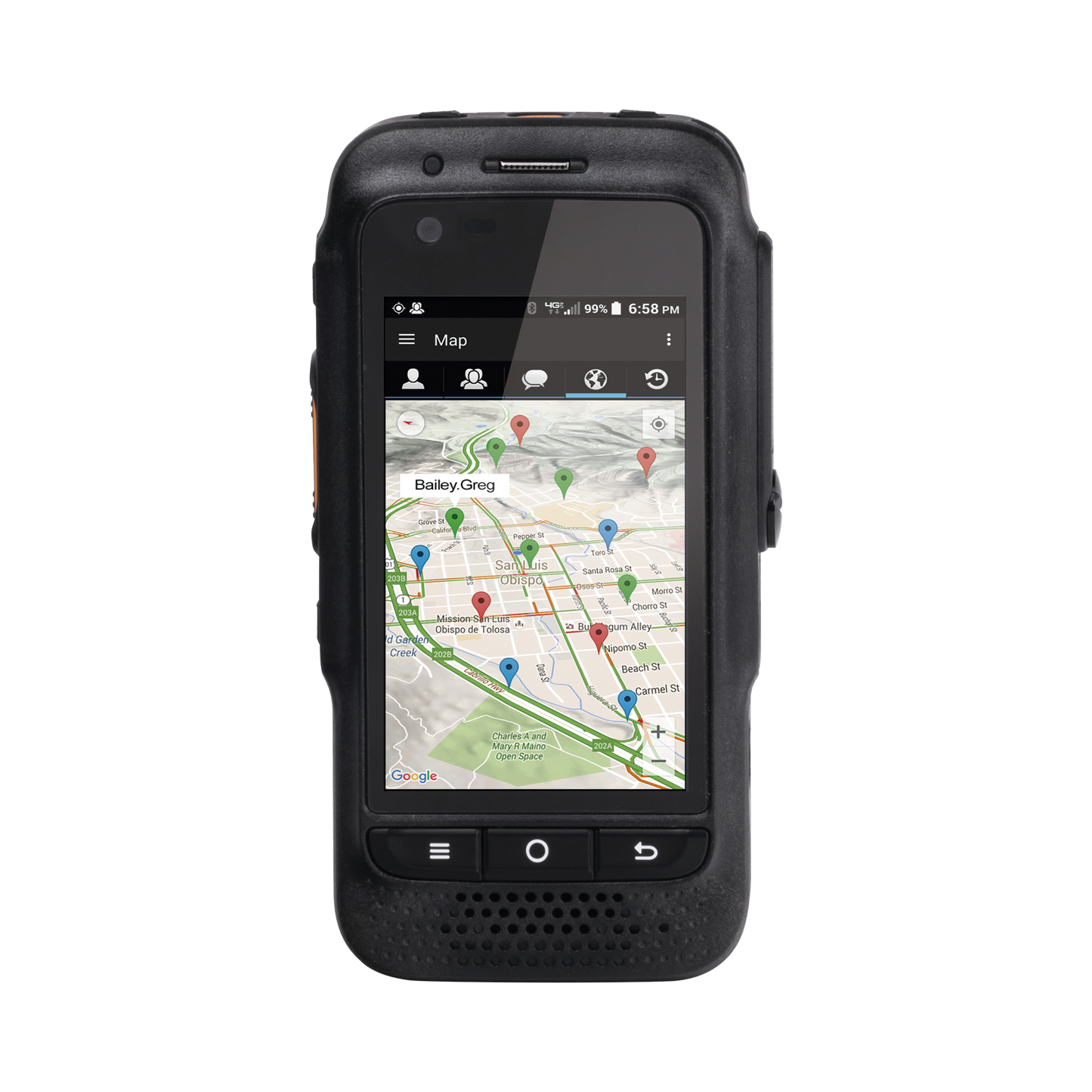 Radio PoC 4G LTE IP67 Compatible Con NXRADIO y TASSTA /Pantalla Táctil 3.1" Gorilla Glass 3