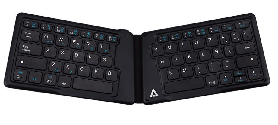 Teclado Plegable Bluetooth ACTECK MK210 K-Wallet, Bluetooth, Negro, Universal, Inalámbrico