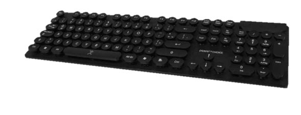 Teclado PERFECT CHOICE PC-201090, Inalámbrico, Negro, PC