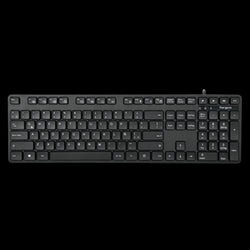 Teclado Alámbrico, USB, Negro EspañoL AKB30ES
