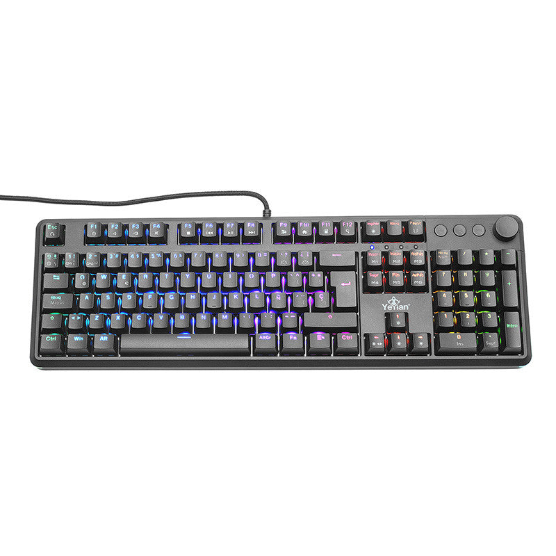 Teclado Gamer YEYIAN YTM-28207R ASWARD S3000 MECANIC SWITCH Rojo RGB