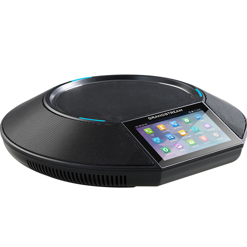 Telefono IP Empresarial para conferencia, 6 lineas con 6 cuentas SIP, conferencia de 7 vias, Bluetooth, WiFi, pantalla tactil, Poe