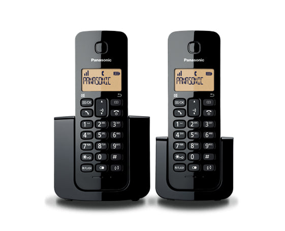 Teléfono Unilineal PANASONIC KX-TGB112MEB, Negro, LCD