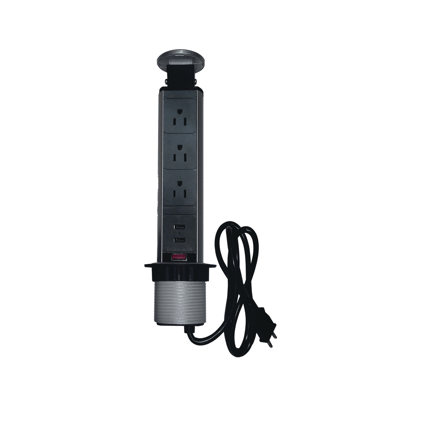 Thorreta de escritorio con 3 contactos eléctricos y 2 USB (11000-63202)