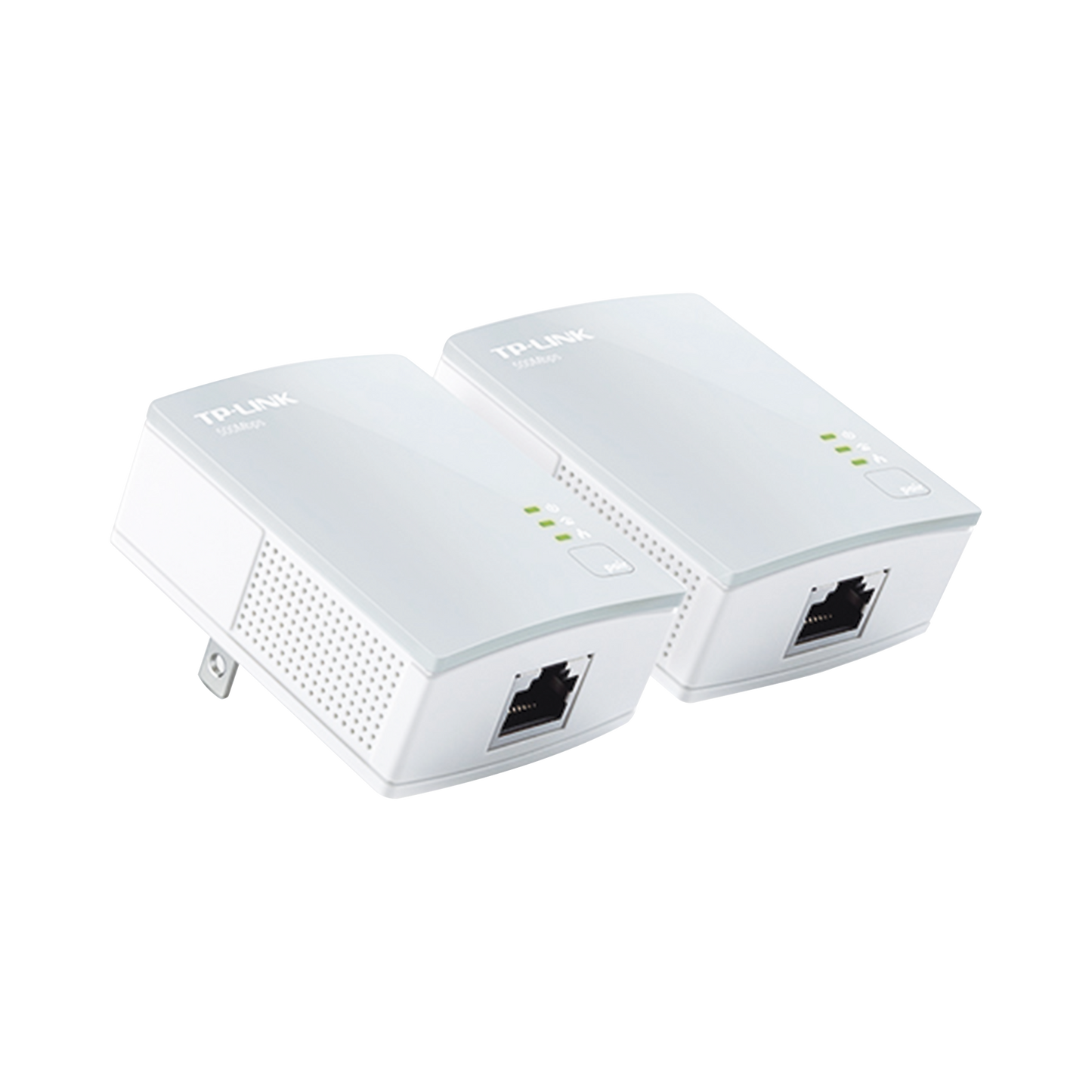 Kit Adaptador Powerline Ethernet, tecnologia HomePlug AV, 500Mbps, Plug and Play, hasta 300 M dentro de casa, 1 Puerto 10/100 Mbps y tamaño ultra compacto