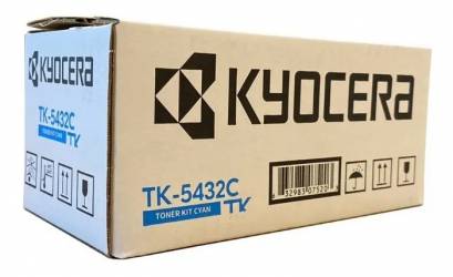 Tóner KYOCERA TK-5432C (1T0C0ACUS1). 1,250 páginas, Cian