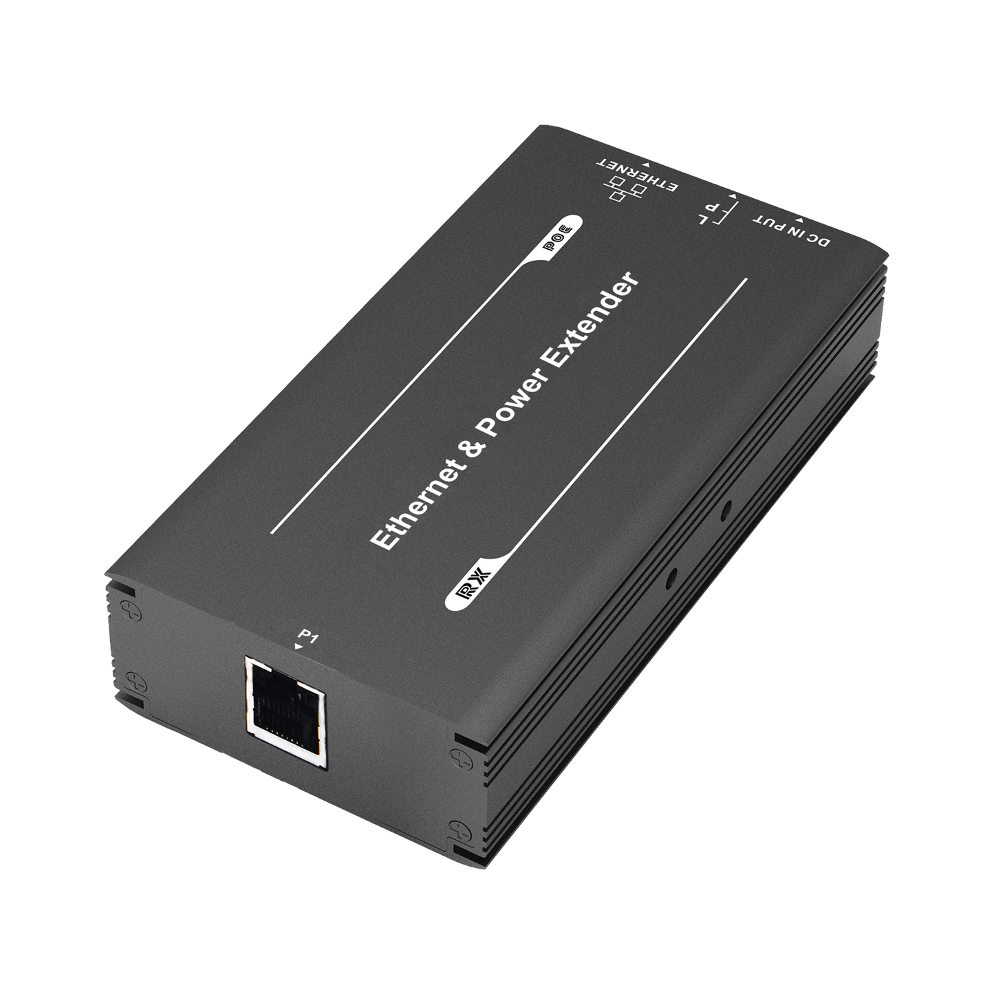 (POE 600 METROS) Transmisor para Extensor PoE TT-8001R / 1 Puerto para recepción de video y alimentación (PoE) / IDEAL PARA DOMOS Y CAMARAS IP / Conexión en Cascada / Soporta PTZ´s de 60 W / Soporta IEEE802.3af/at