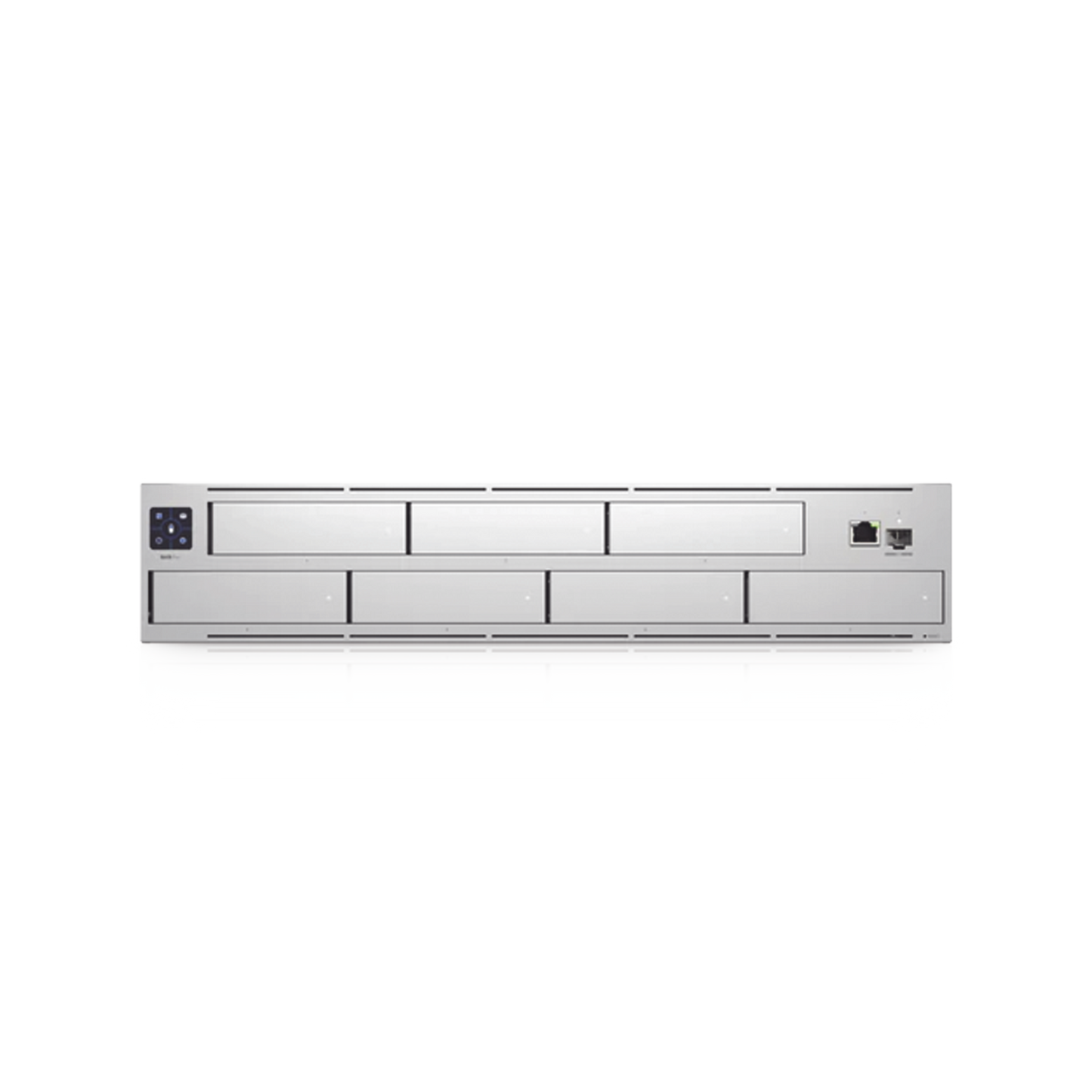 NVR PRO UniFi Protect, con bahÃa para 7 discos duros, almacena hasta 20 cámaras 4k o 60 cámaras 1080p, pantalla táctil