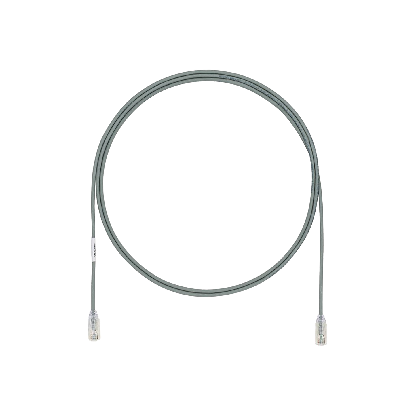 Cable de Parcheo UTP Cat6A, CM/LSZH, Diámetro Reducido (28AWG), Color Verde, 1ft