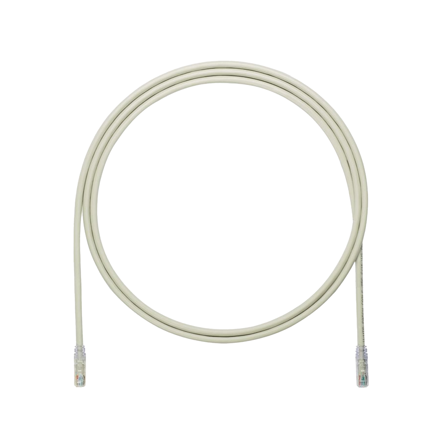 Cable de Parcheo UTP, Cat6A, 24 AWG, CM, Color Gris, 17ft