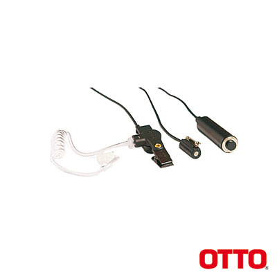 Kit de Micrófono-Audífono profesional beige de 3 cables para radios Motorola EP350, EP450, EP450S, DEP450, MAG ONE A8, Hytera TC500/600
