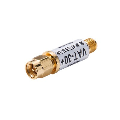 Atenuador en LÃnea de 30 dB, 0.5W, CD-6 GHz, Conectores SMA Macho-Hembra.