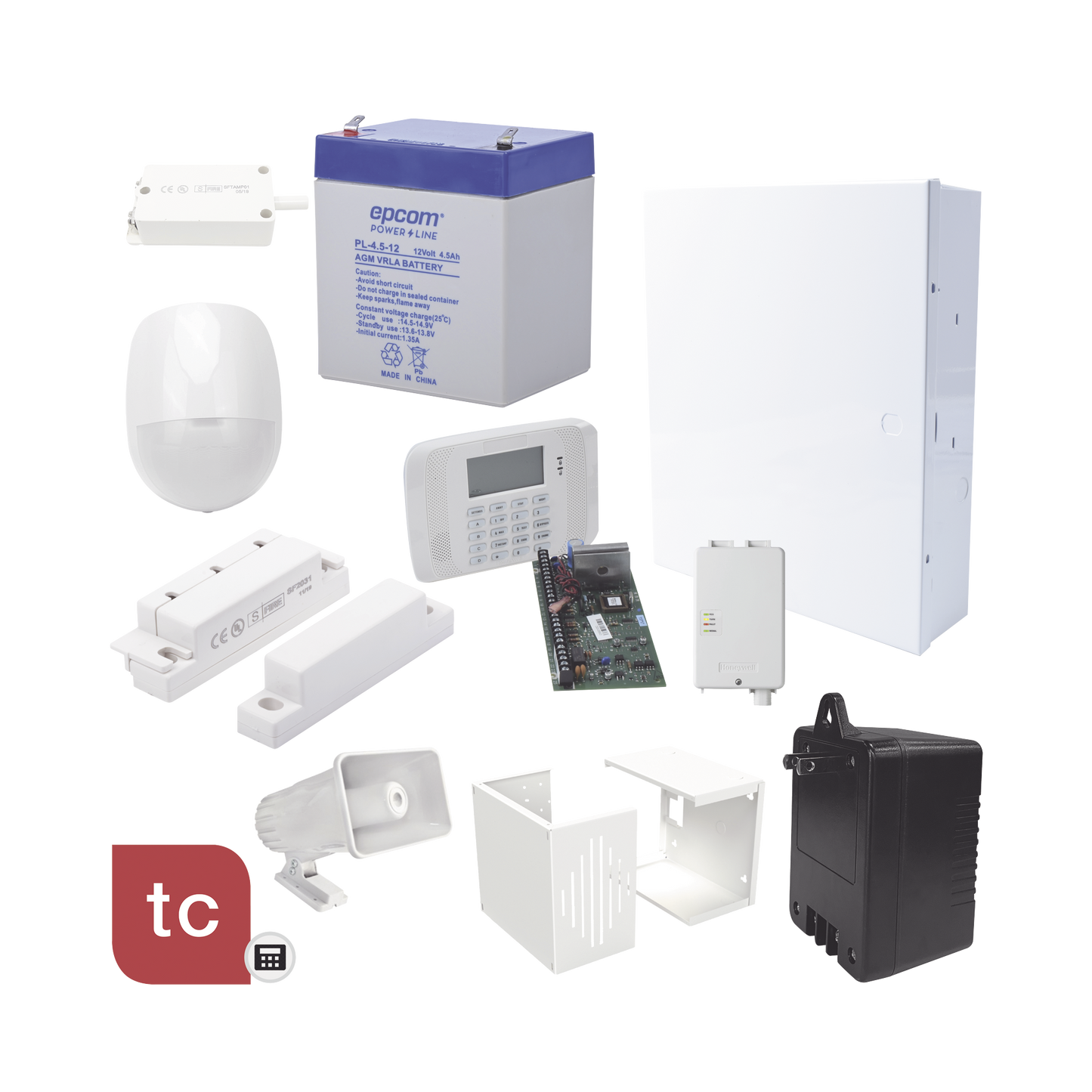 Kit de Panel de Alarma Cableado con Comunicador GSM y un Año de Servicio Total Connect. Entrega Inmediata al ordenar.