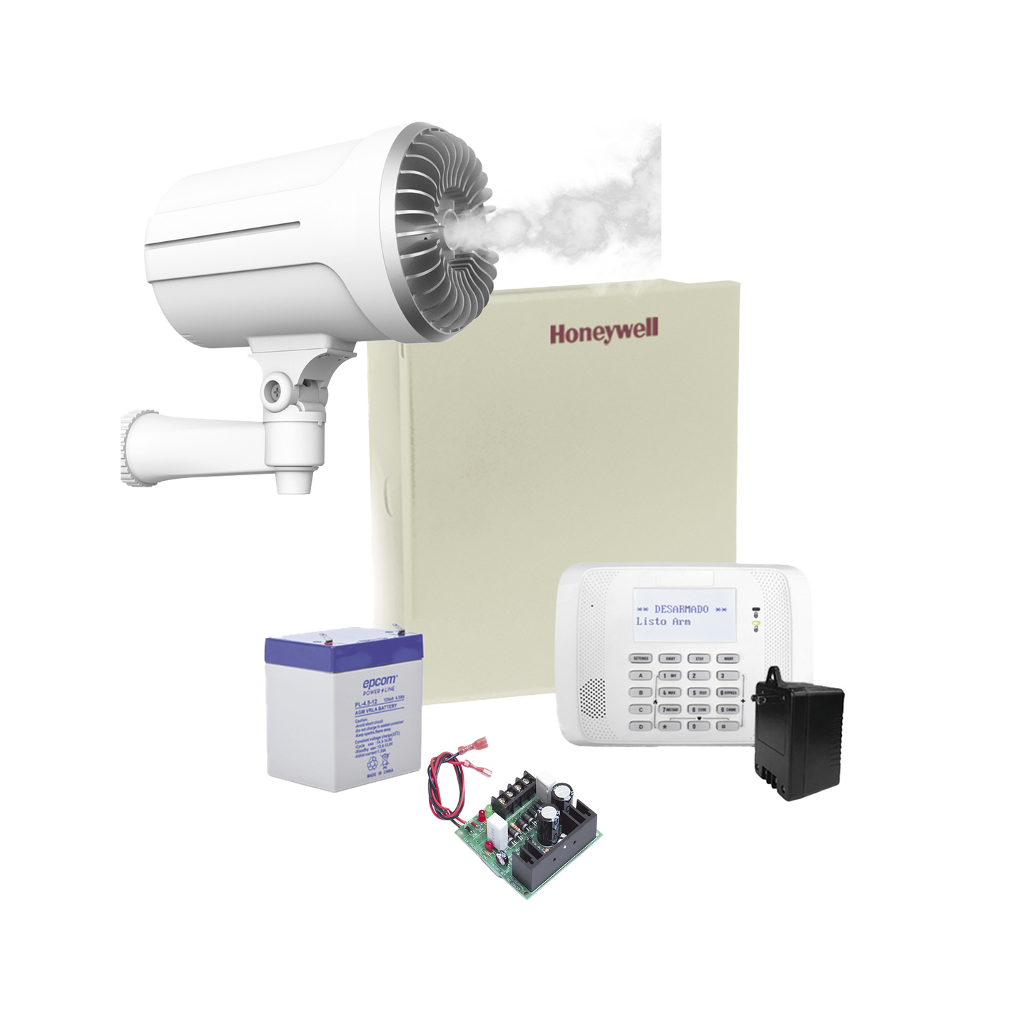 Kit de Panel de Alarma VISTA48LA con Generador de Niebla SF501P / Todo incluido