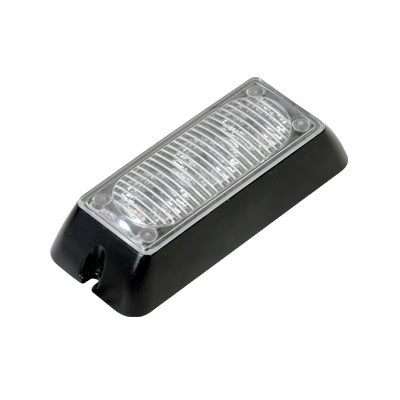 Luz auxiliar brillante con 3 LEDs, color claro, mica transparente