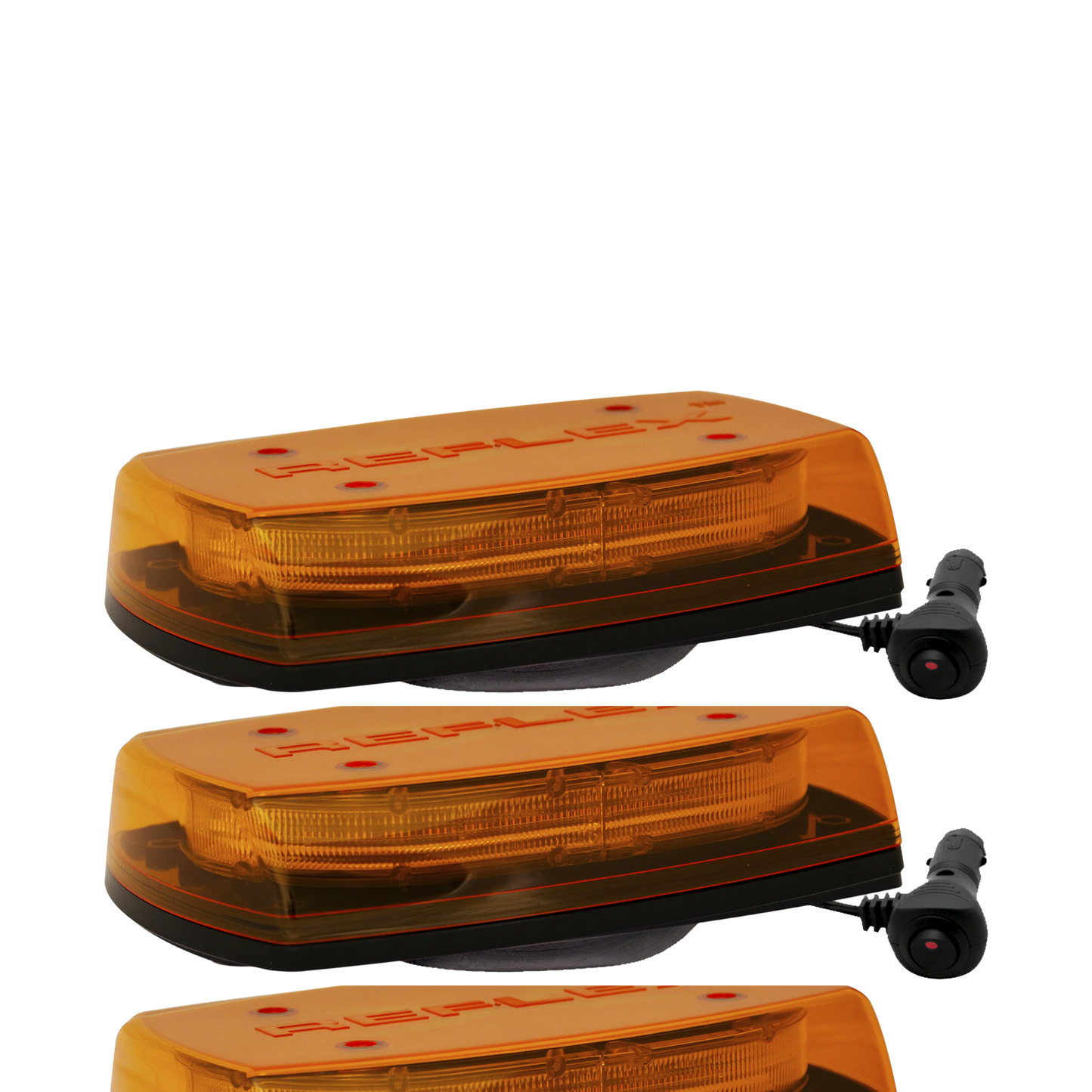 Mini Barra de Luces Ultra Brillante, color domo ambar, LED ámbar, Ideal para Seguridad Privada, Montaje de succión e imán