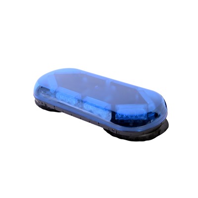 Mini Barra de luces con 24 LED, Color Azul y Montaje de Succión e Imán