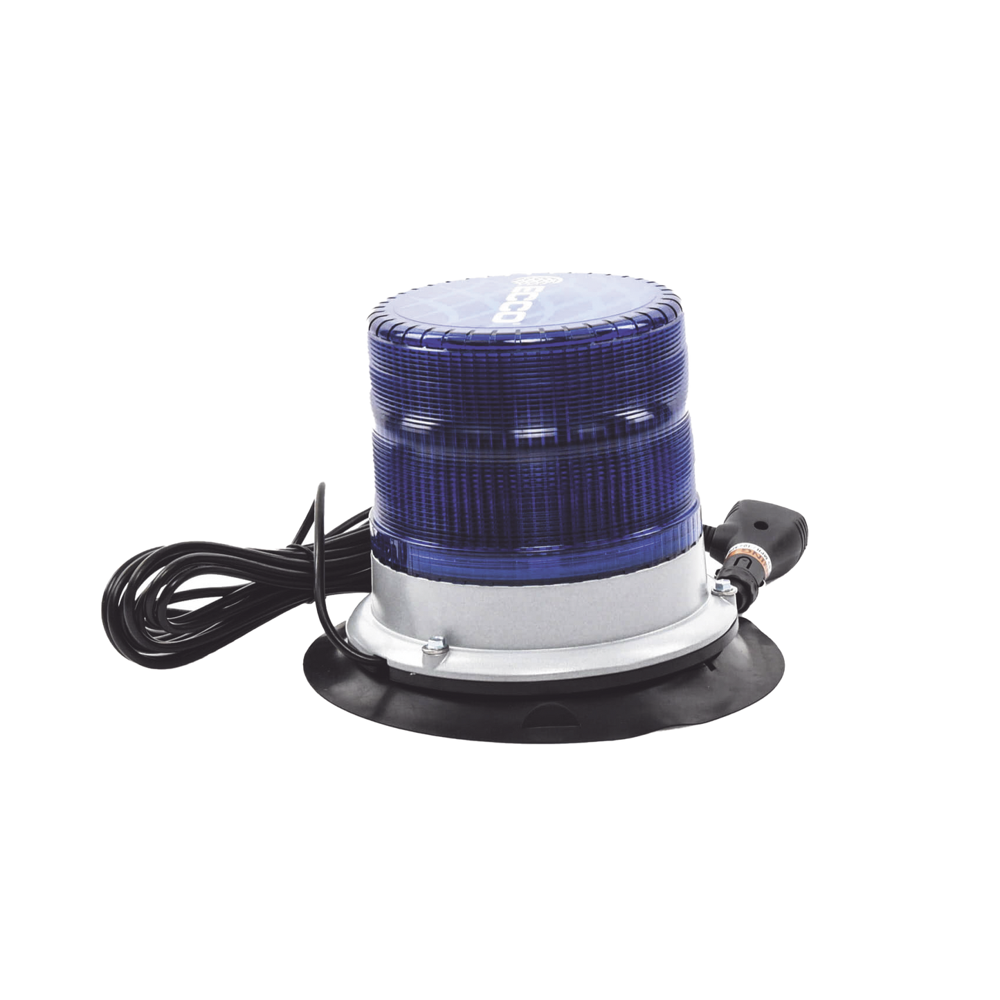 Baliza led pulso, 12-24vdc, 11 patrones de flash, montaje de imán de vacÃo, azul