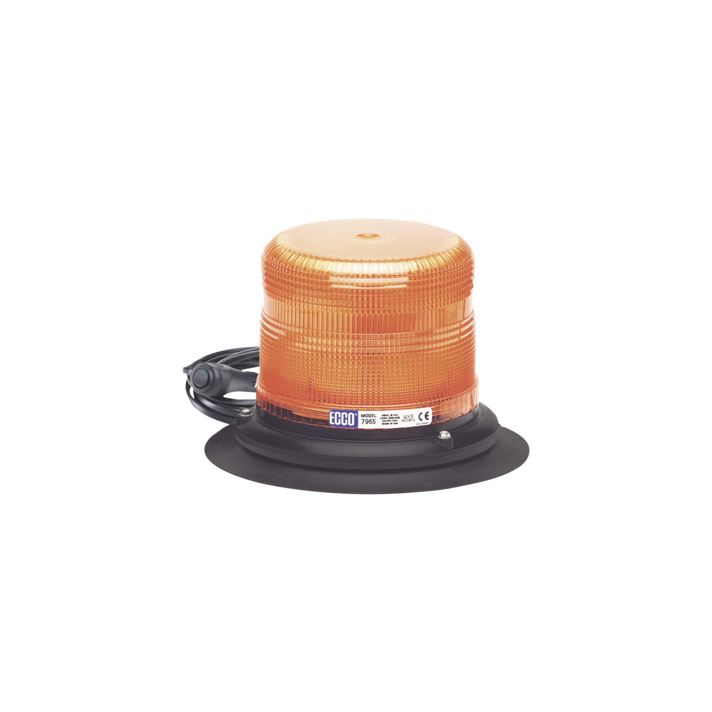 Baliza de la serie X7965 en color ámbar con montaje magnético de succión.