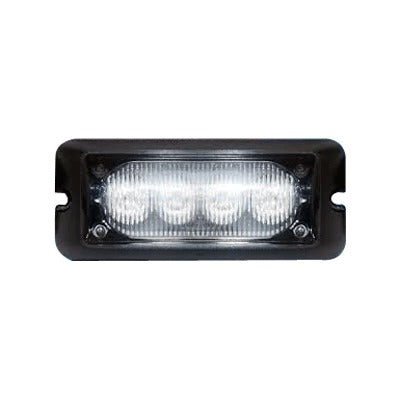 Luz auxiliar brillante con 4 LEDs, color claro, mica transparente