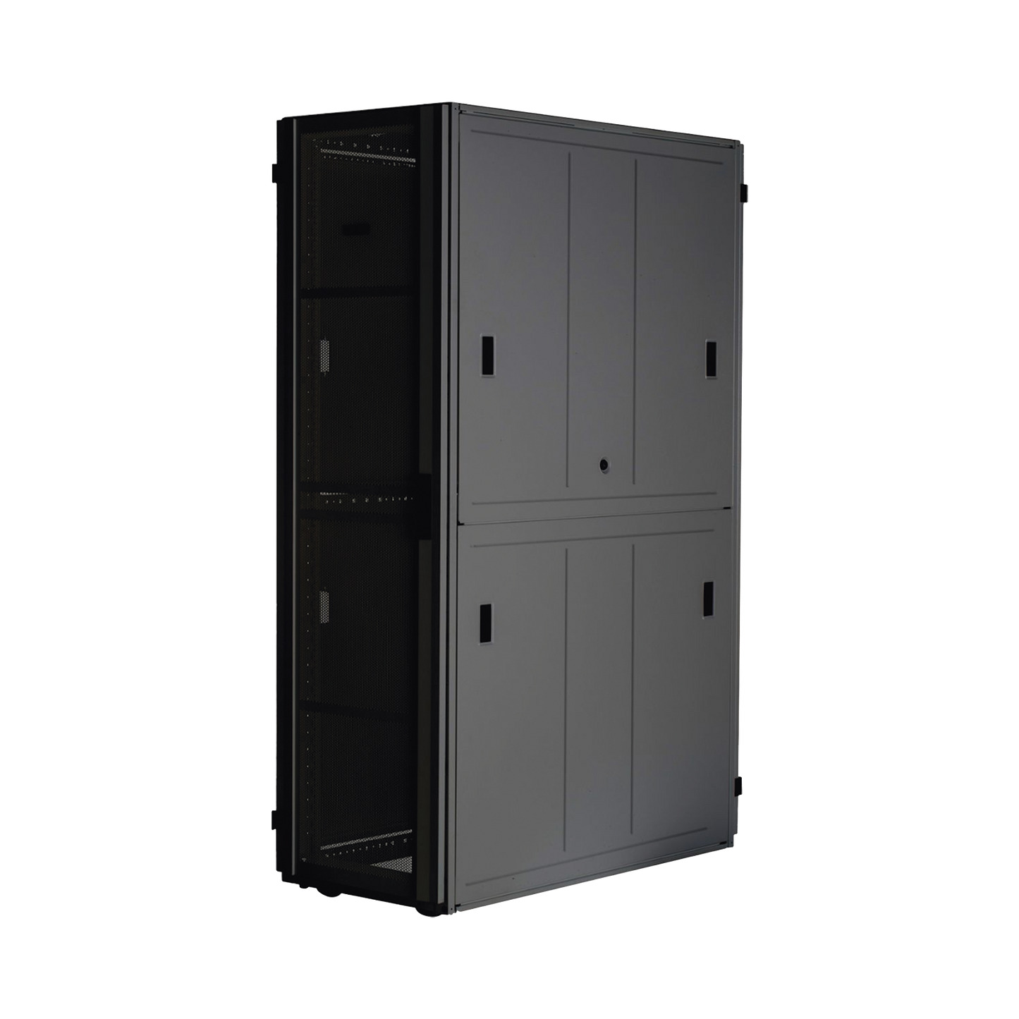 Gabinete FlexFusionâ„¢ XGL (Light) para Centros de Datos, 42 UR, 800 mm de Ancho, 1070 mm de Profundidad, Fabricado en Acero, Color Negro