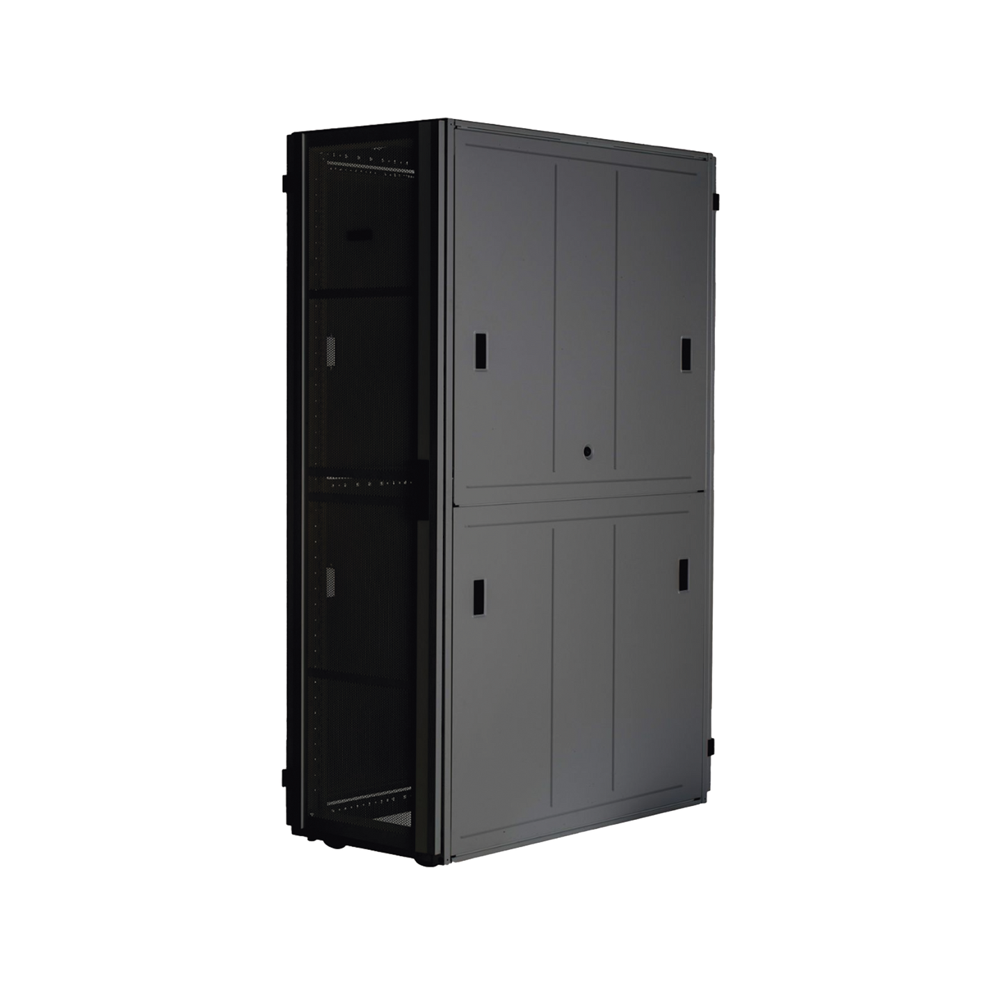 Gabinete FlexFusionâ„¢ XGL (Light) para Centros de Datos, 48 UR, 800 mm de Ancho, 1070 mm de Profundidad, Fabricado en Acero, Color Negro