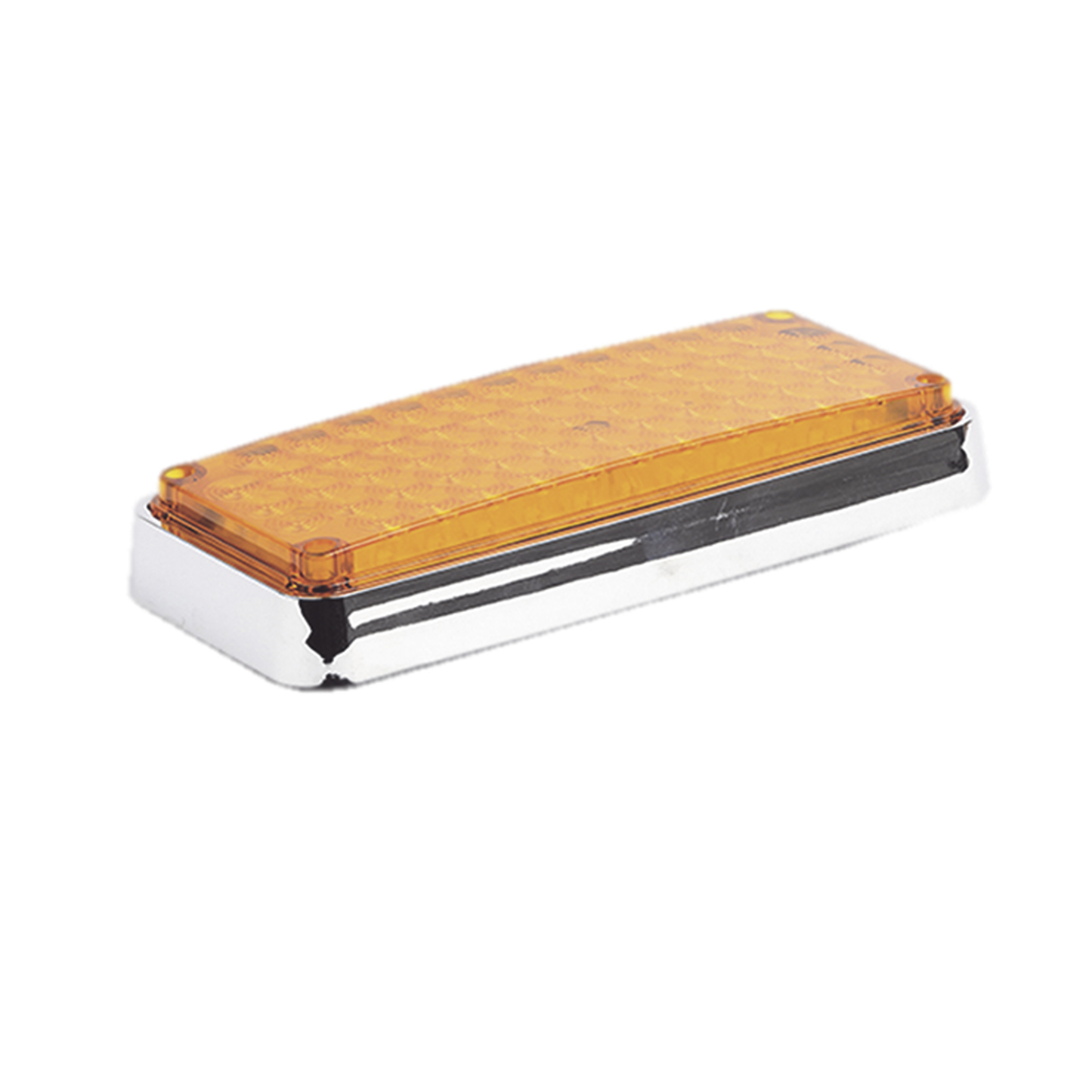 Luz de Advertencia de 7X3", Color Ãmbar, Ideal para Ambulancias