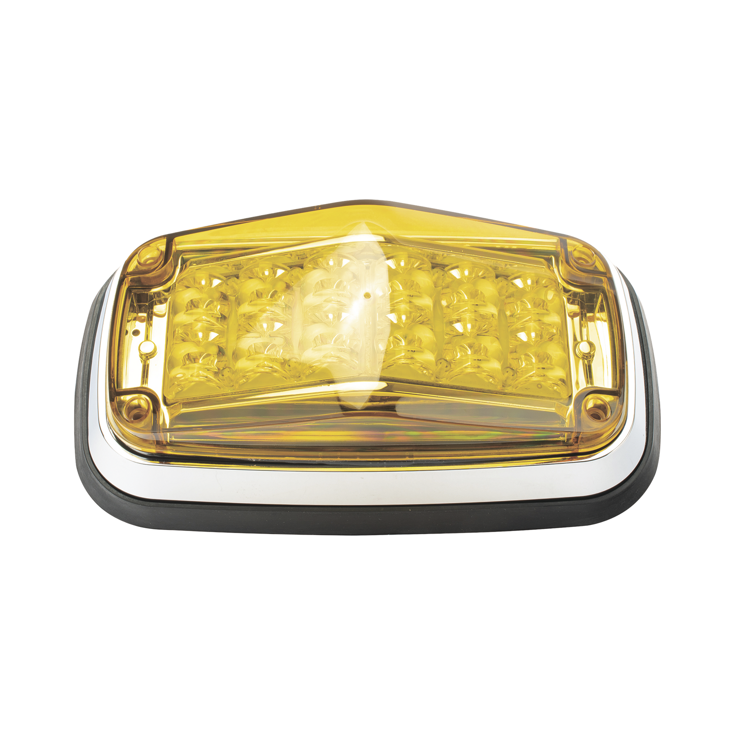 Luz de advertencia 8 X 4", Color Ãmbar, IP67, SAE, Ideal para Ambulancias