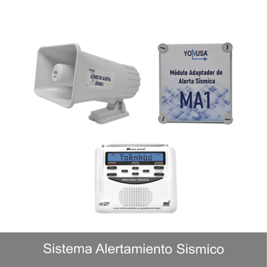 KIT de Alertamiento SISMICO con Audio Oficial SASMEX