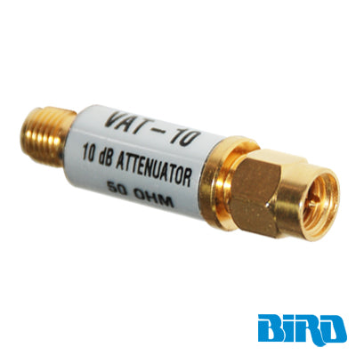 Atenuador en LÃnea de 10 dB, 1 W, Conectores SMA Macho-Hembra, CD-6 GHz.