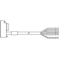 Cordset, para SF4B, cable inferior del casquillo 12-Core, para apagar, cable del metro de 3