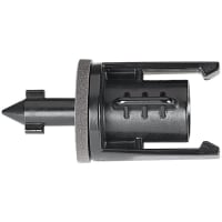 La clavija universal del montaje, negro, nilón 6.6, Rápido Construye serieQB MOUNT LQB MOUNT L