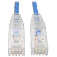 El cable del remiendo de Cat6 UTP (RJ45) M/M, gigabit, Snagless, moldeó, delgado, azul, 10 pieN201 S10 BLN201 S10 BL