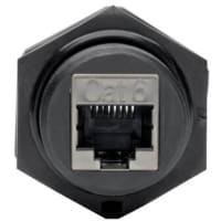 Acoplador del tabique hermético RJ45 para Cat5/Cat6, F a F, blindadas, Ind, polvo Cap IP67, TAAN206 BC01 INDN206 BC01 IND