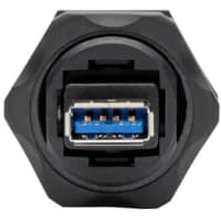 Acoplador del USB 3.0; SuperSpeed; 3.0/3.1; Ind; USB A F/F; Blindado; IP67; Tapón antipolvo; TAAU325 000 INDU325 000 IND