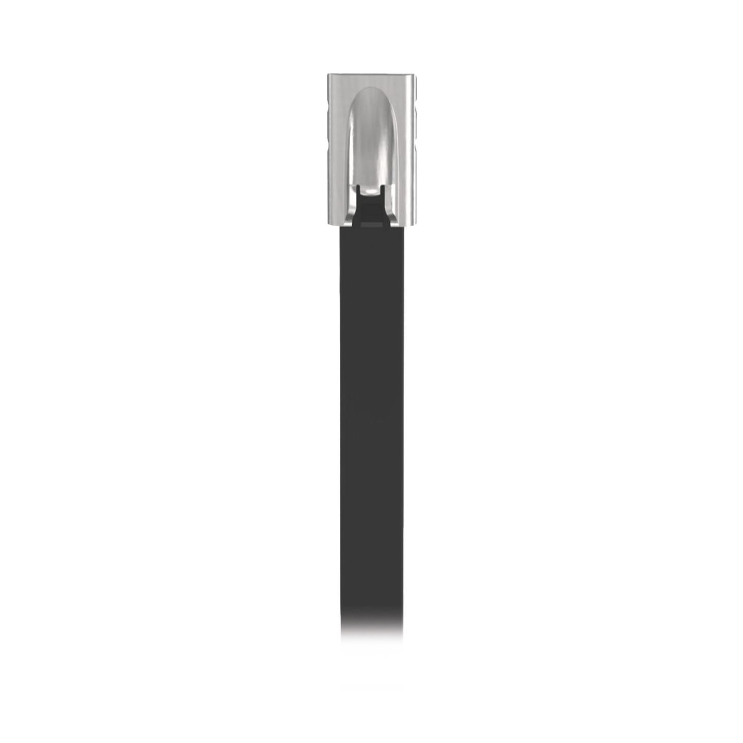 Cincho Pan-Steelâ„¢ de Acero Inoxidable 316, de 521mm largo x 4.6mm ancho, Color Negro, Exterior Resistente a Rayos UV, Paquete de 100pz