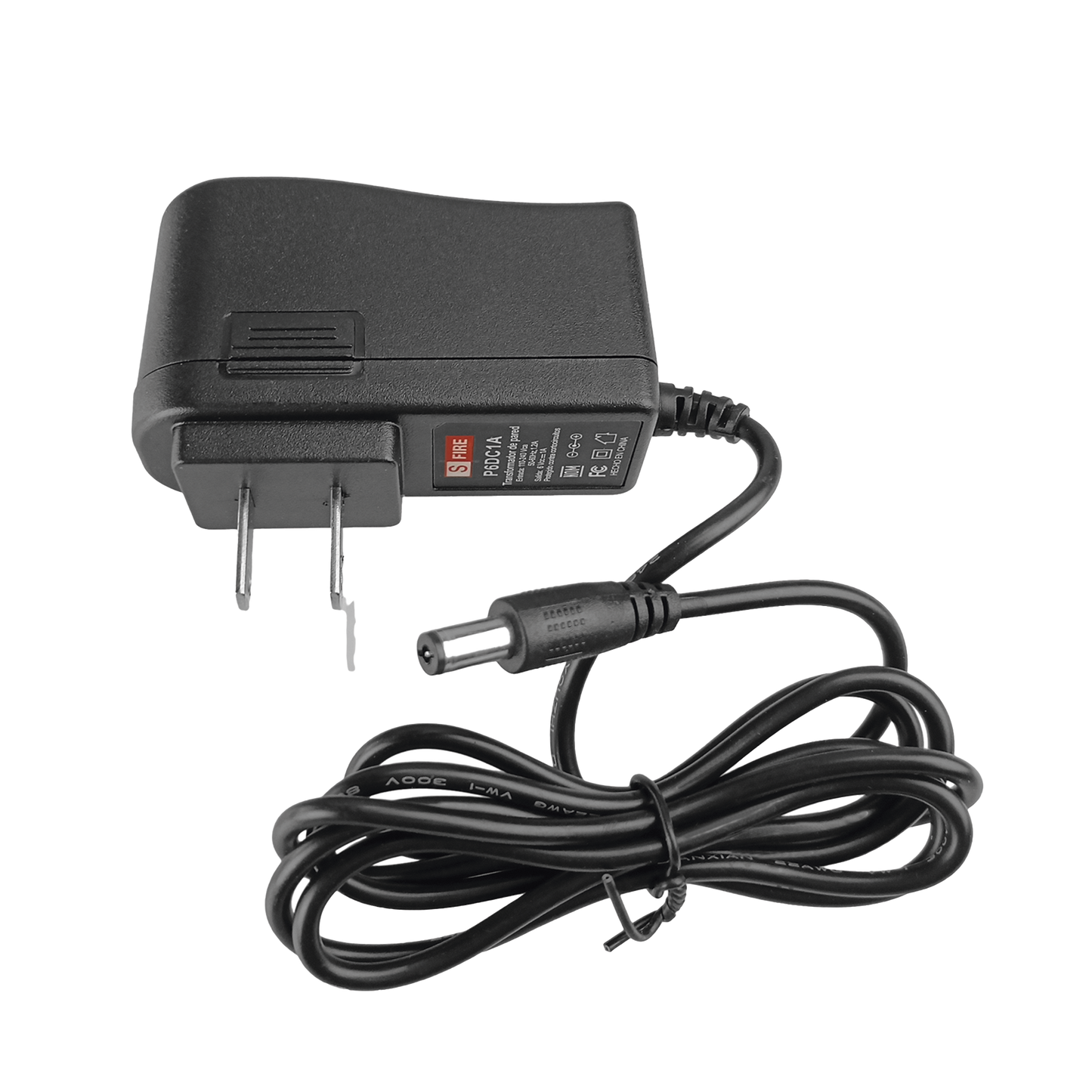 6 Vcc / 1 A / Adaptador de pared / Voltaje de Entrada de 100-240 Vca / Para Usos Múltiples/ Video Vigilancia, Acceso, Asistencia, Alarmas, Etc.