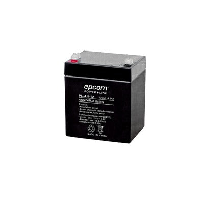 BaterÃa 12 Vcc / 4.5 Ah / UL / TecnologÃa AGM-VRLA / Para uso en equipo electrónico Alarmas de intrusión / Incendio/ Control de acceso / Video Vigilancia / Terminales F1.