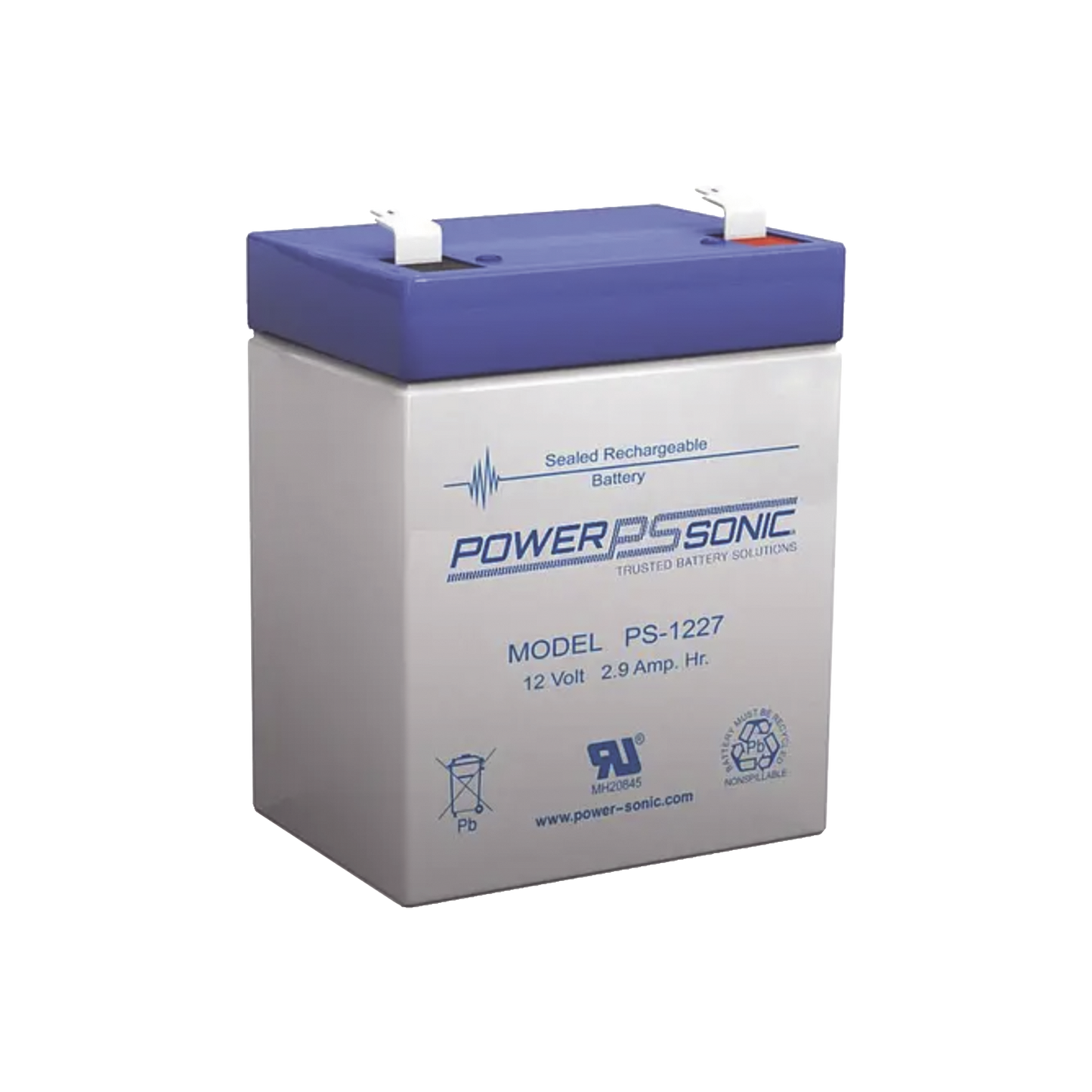 BaterÃa 12V, 2.9AH, Para Respaldo, TecnologÃas AGM/VRLA, 5 Años Vida Útil, Terminales F1, Reconocida UL