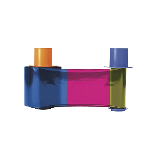 Ribbon Full Color YMCKK 500 Imágenes para HDP/ Doble Panel Negro