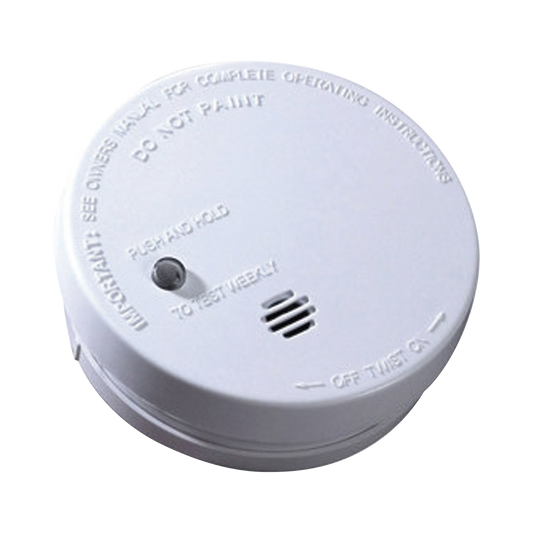 Detector AutÃ³nomo de Humo ? Sensor IÃ³nico ? BaterÃ­a de 9V Incluida ? BotÃ³n de Prueba ?Pieza ? Modelo 0914E1