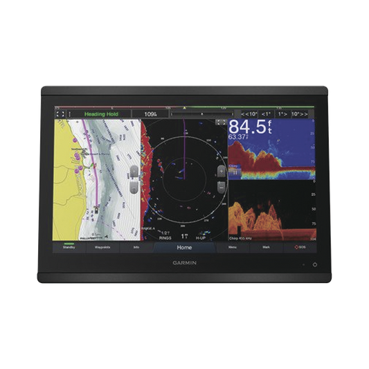 Pantalla tÃ¡ctil GPSMAPÂ® 8616 de 16" con mapas BlueChartÂ® g3 y LakeVÃ¼ g3 y puerto de sonda.