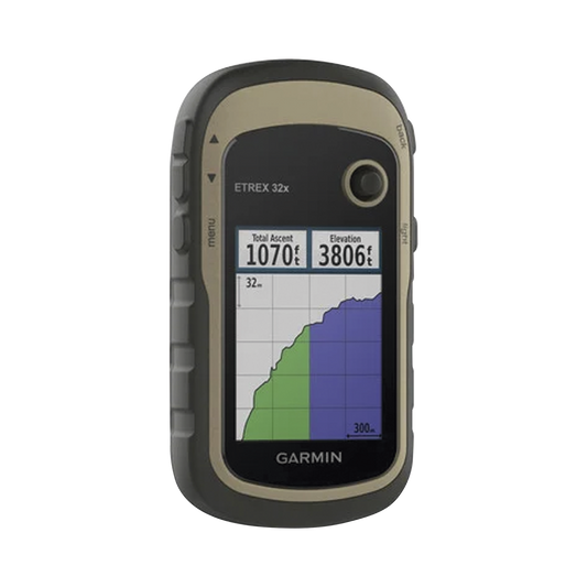 GPS portÃ¡til eTrex 32x con memoria interna de 8 GB, pantalla de 2.2" a color, con mapa topogrÃ¡fico de carreteras y senderos incluido.