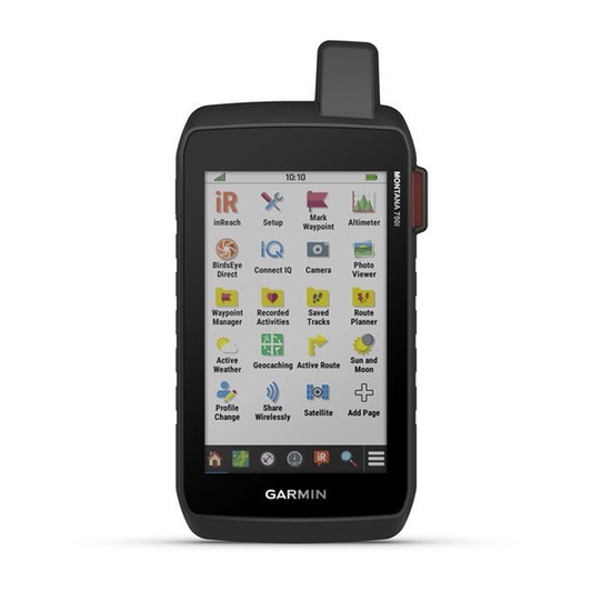 Navegador GPS portÃ¡til MontanaÂ® 750i  con pantalla tÃ¡ctil, tecnologÃ­a inReachÂ® y cÃ¡mara de 8 megapÃ­xeles