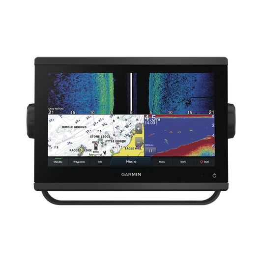 GPSMAPÂ® 923xsv ecosonda de 9" SIDEVÃœ, CLEARVÃœ y CHIRP tradicional. no incluye transductor.