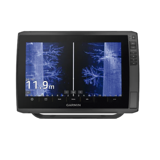 Pantalla ECHOMAP Ultra 2 de 122sv de 12" sin transductor, incluye sondas de exploraciÃ³n ClearVÃ¼ y SideVÃ¼