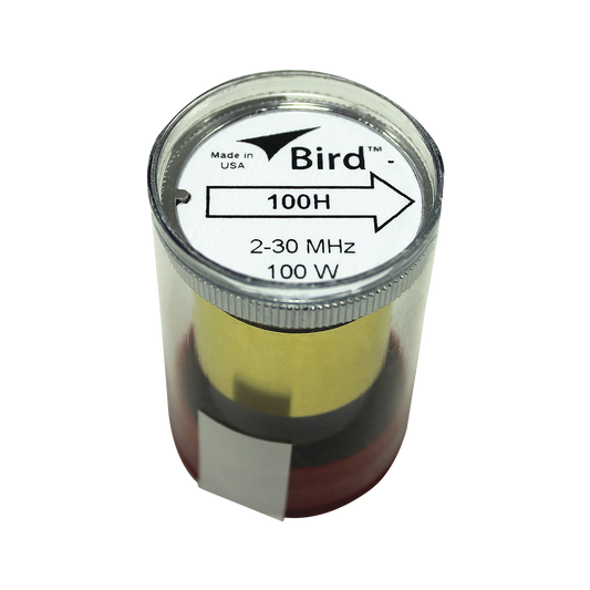 Elemento en Línea 7/8 de 100 Watt para Wattmetro BIRD 43 en el Rango de Frecuencia de 2-30 MHz.