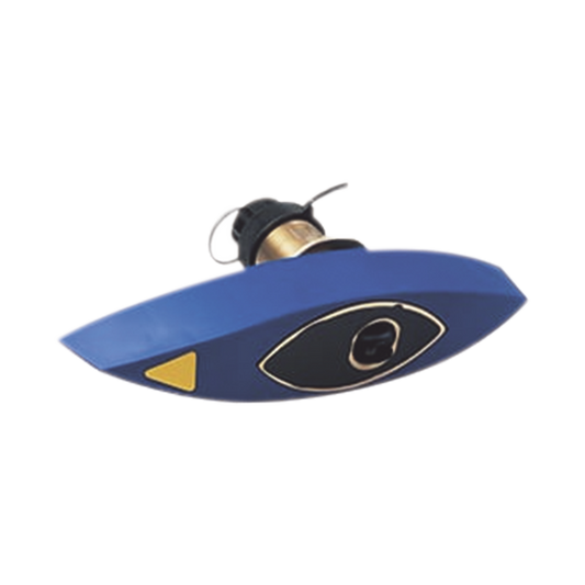 Transductor de montaje a travÃ©s del casco de bronce con sensores de profundidad, velocidad y temperatura